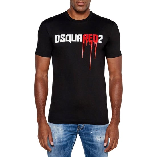 DSquared2 - "Bloody Red" T-Shirt für Herren (Schwarz) - Image 1