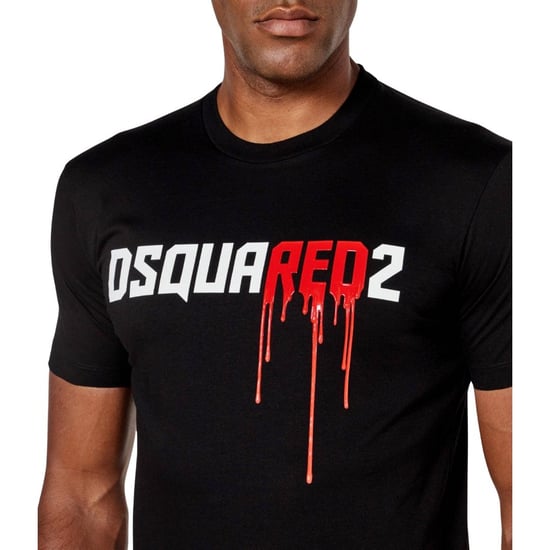 DSquared2 - "Bloody Red" T-Shirt für Herren (Schwarz) - Image 3