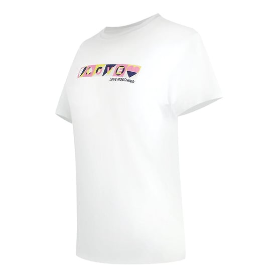Love Moschino - T-Shirt für Damen, Blockfarben (Weiß) - Image 3