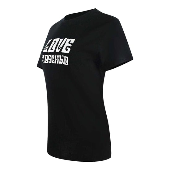 Love Moschino - T-Shirt für Damen, Logo, kurzärmlig (Schwarz) - Image 3