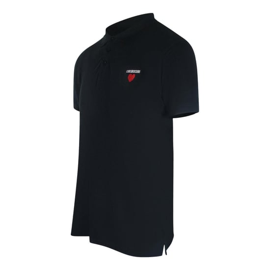 Love Moschino - Poloshirt für Herren, Baumwolle, kurzärmlig (Schwarz) - Image 3