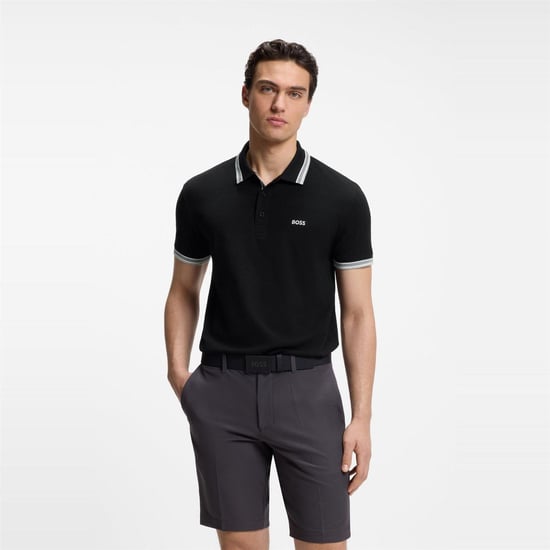 Boss - "Paddy" Poloshirt für Herren (Schwarz/Grau) - Image 2