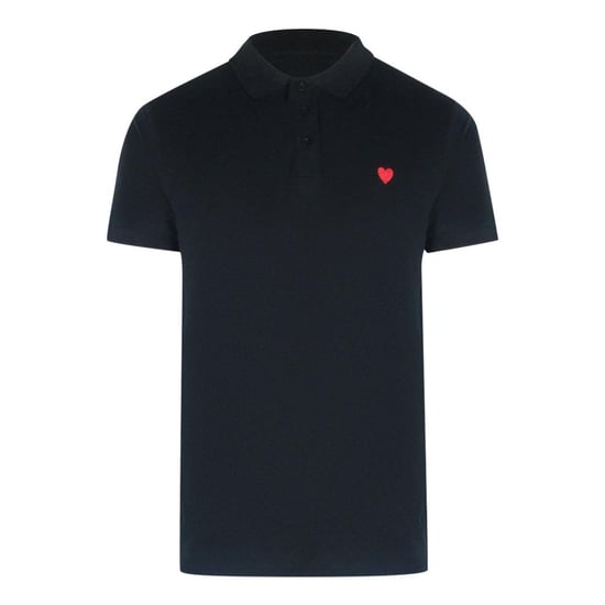 Love Moschino - Poloshirt für Herren, Baumwolle (Schwarz) - Image 1