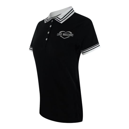 Love Moschino - Poloshirt für Herren, Logo, Baumwolle (Schwarz) - Image 2