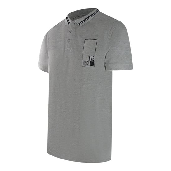 Love Moschino - Poloshirt für Herren, Baumwolle (Grau) - Image 3