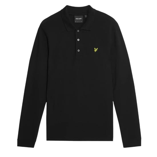 Lyle & Scott - Poloshirt für Herren, Mit Markenzeichen, Langärmlig (Samtschwarz) - Image 2
