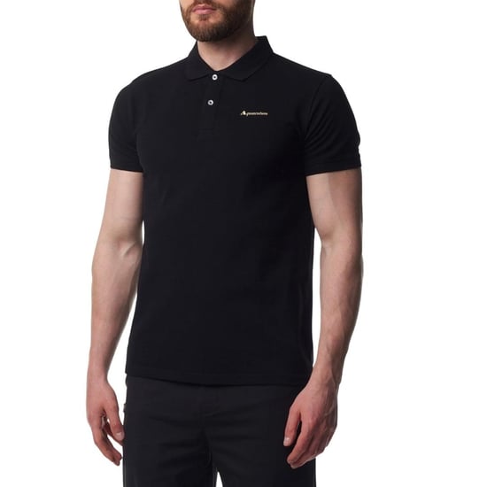 Aquascutum - "Active" Poloshirt für Herren, Dri-FIT, Baumwolle (Schwarz) - Image 1