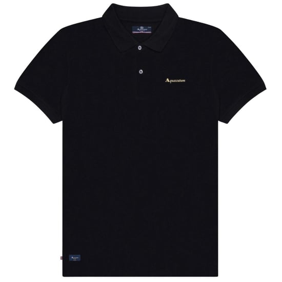 Aquascutum - "Active" Poloshirt für Herren, Dri-FIT, Baumwolle (Schwarz) - Image 2