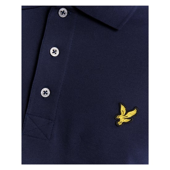 Lyle & Scott - Poloshirt für Herren, Mit Markenzeichen, Langärmlig (Dunkles Marineblau) - Image 3