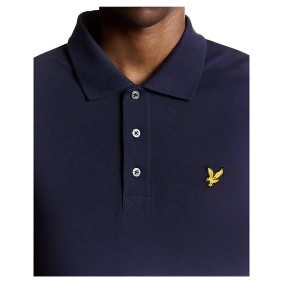 Lyle & Scott - Poloshirt für Herren, Mit Markenzeichen, Langärmlig (Dunkles Marineblau) - Image 4