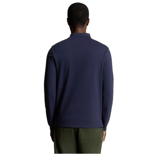 Lyle & Scott - Poloshirt für Herren, Mit Markenzeichen, Langärmlig (Dunkles Marineblau) - Image 5