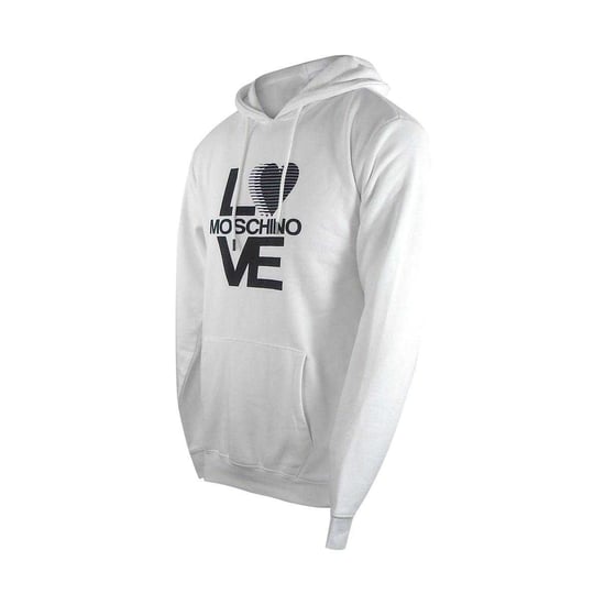 Love Moschino - "Love" Kapuzenpullover für Damen, Logo (Weiß) - Image 3