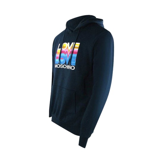 Love Moschino - Kapuzenpullover für Damen (Dunkles Marineblau) - Image 3
