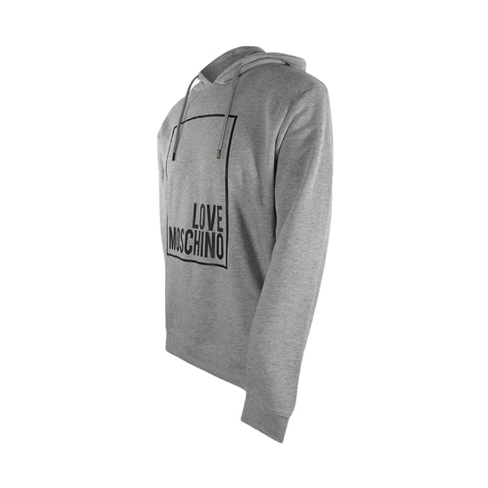 Love Moschino - Kapuzenpullover für Damen (Grau) - Image 3