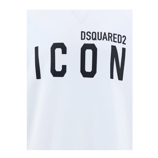 DSquared2 - "Cool" Sweatshirt für Herren/Damen Unisex, Logo (Weiß/Schwarz) - Image 4
