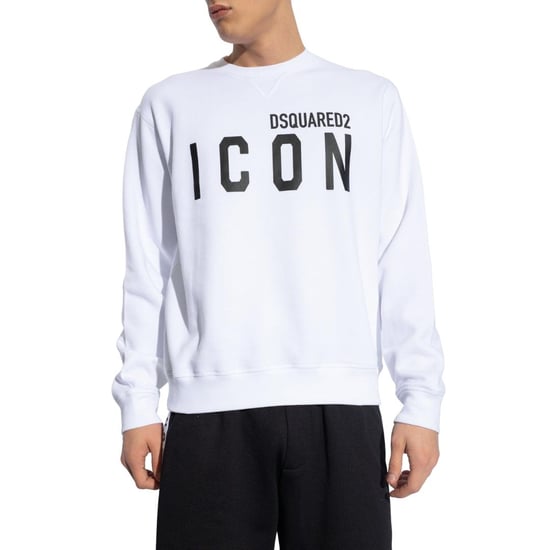 DSquared2 - "Cool" Sweatshirt für Herren/Damen Unisex, Logo (Weiß/Schwarz) - Image 5