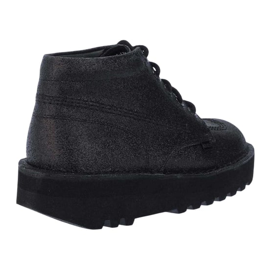 Kickers - "Hi Stack" Glitzer Stiefel für Damen, Leder (Schwarz) - Image 2