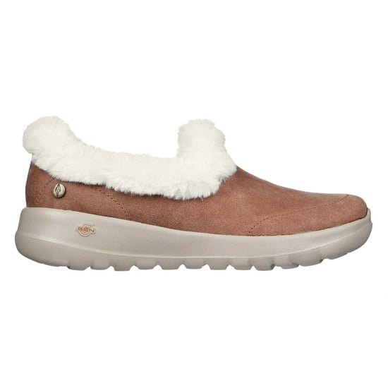 Skechers - "Go Walk Joy" Sneaker für Damen, Wildlederimitat (Kastanie) - Image 1