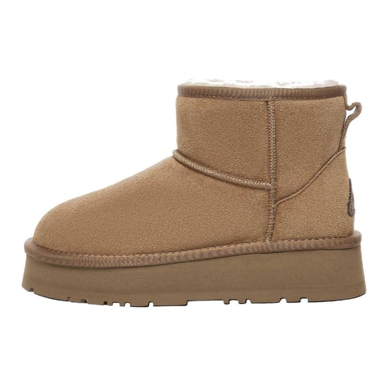 EverAu - "Mini Classic" Stiefel für Damen, Kuh Wildleder (Kastanie) - Image 2