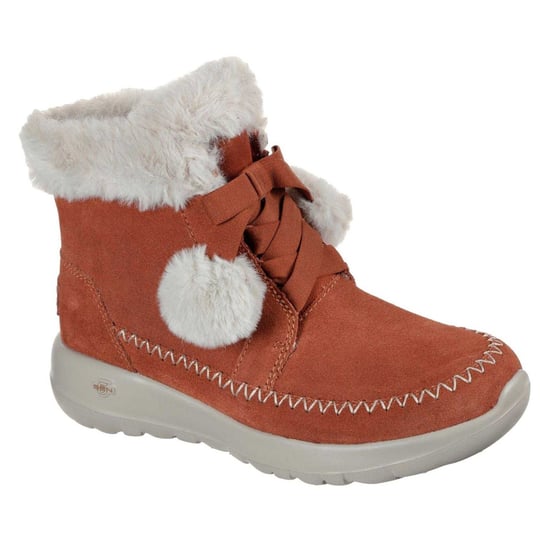 Skechers - "On The Go Joy" Winterstiefel für Damen, Wildleder (Rostfarben) - Image 1