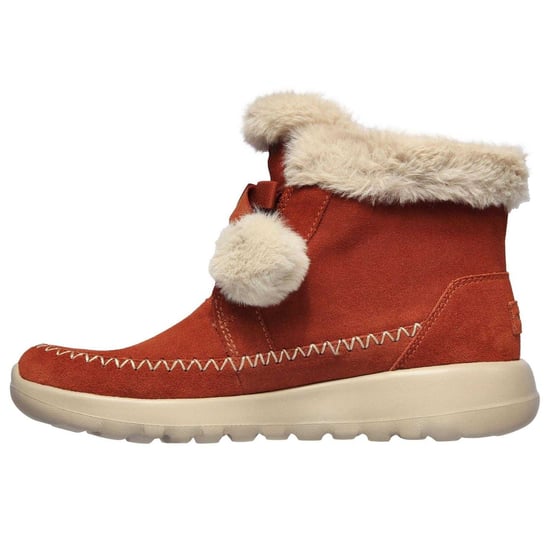 Skechers - "On The Go Joy" Winterstiefel für Damen, Wildleder (Rostfarben) - Image 2
