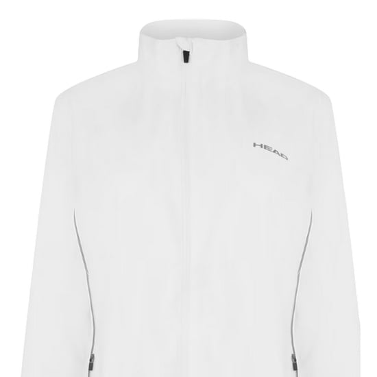 Head - "Club" Trainingsjacke für Damen, Durchgehender Reißverschluss (Weiß) - Image 3