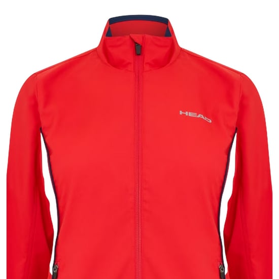 Head - "Club" Trainingsjacke für Damen, Durchgehender Reißverschluss (Rot) - Image 3