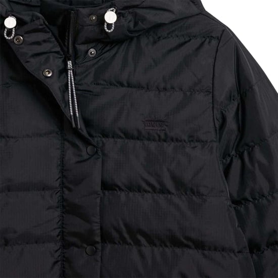 Levis - Steppjacke für Damen, Packable, Schmal (Schwarz) - Image 4