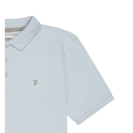 Farah - "Bugsworth" Poloshirt für Jungen, kurzärmlig (Wasserblau) - Image 4