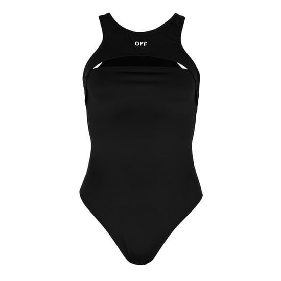 Off White - "Rower" Badeanzug für Damen (Schwarz/Weiß) - Image 2