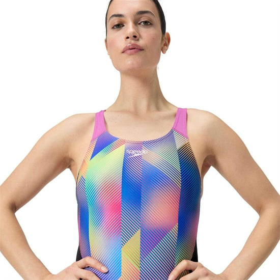 Speedo - Badeanzug für Damen (Schwarz/Pink) - Image 3