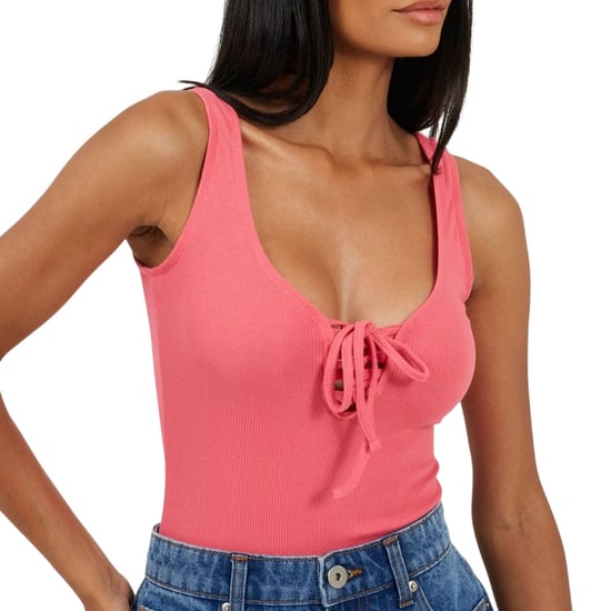 Brave Soul - Bodysuit für Damen, Zum Schnüren (Pink) - Image 3