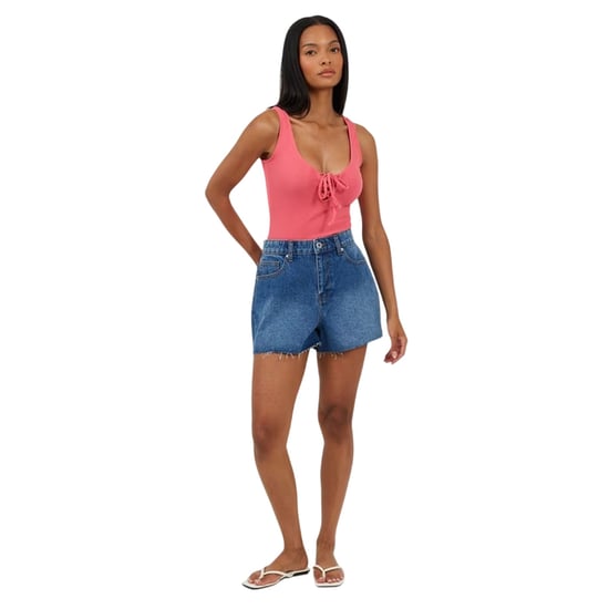 Brave Soul - Bodysuit für Damen, Zum Schnüren (Pink) - Image 4