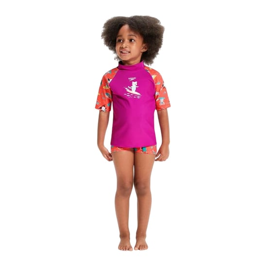 Speedo - Hautausschlagschutz-Set für Kinder, Endurance 10 (Violett/Pink) - Image 5