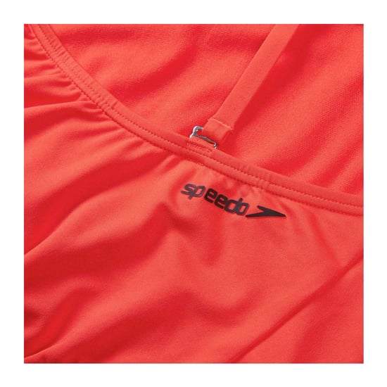 Speedo - Badeanzug für Damen, Runder Auschnitt (Rot) - Image 3