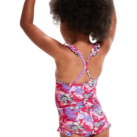 Speedo - Badeanzug für Mädchen, Rüschen (Pink) - Image 2