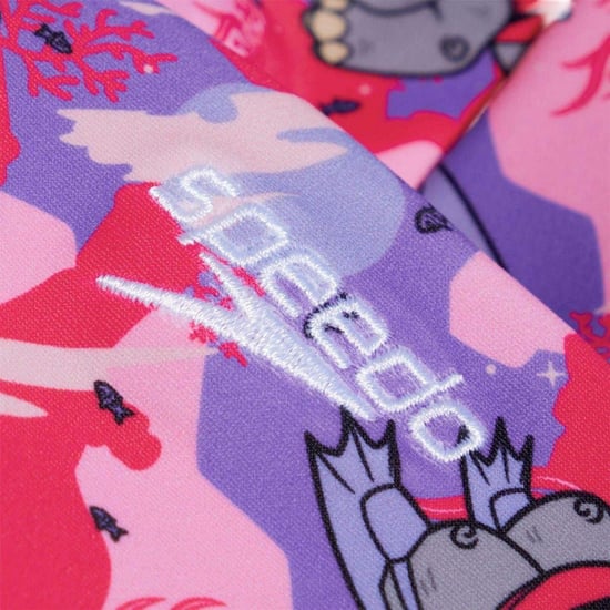 Speedo - Badeanzug für Mädchen, Rüschen (Pink) - Image 3