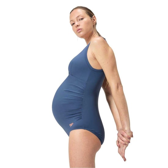 Speedo - Badeanzug für Damen, Umstandskleidung (Blau) - Image 4