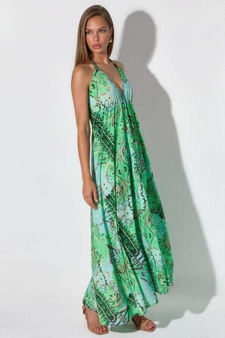 Ethnisch gemustertes Boho-Maxikleid - Image 4