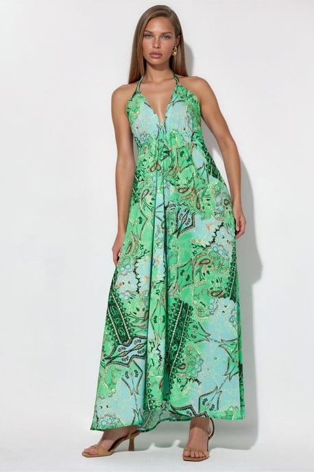 Ethnisch gemustertes Boho-Maxikleid - Image 5