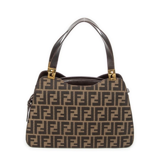 Vintage FF Zip Tote Handtasche - Image 1