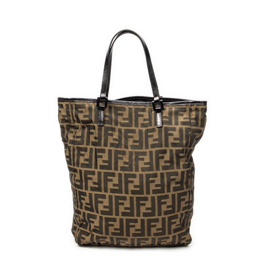 Vertical Shopping Tote Handtasche - Image 1