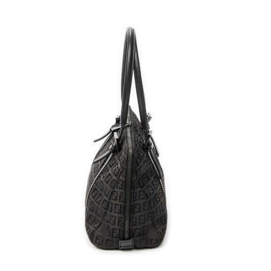 Small Double Zip Bowler Schultertasche - Image 3