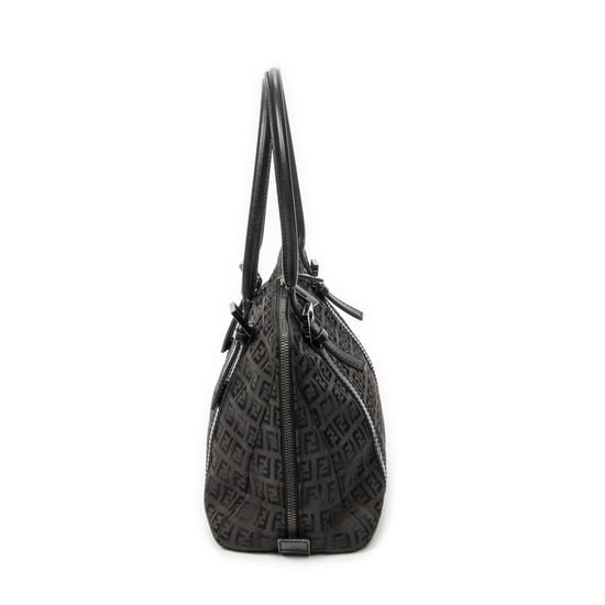 Small Double Zip Bowler Schultertasche - Image 4