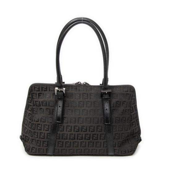 Small Double Zip Bowler Schultertasche - Image 5