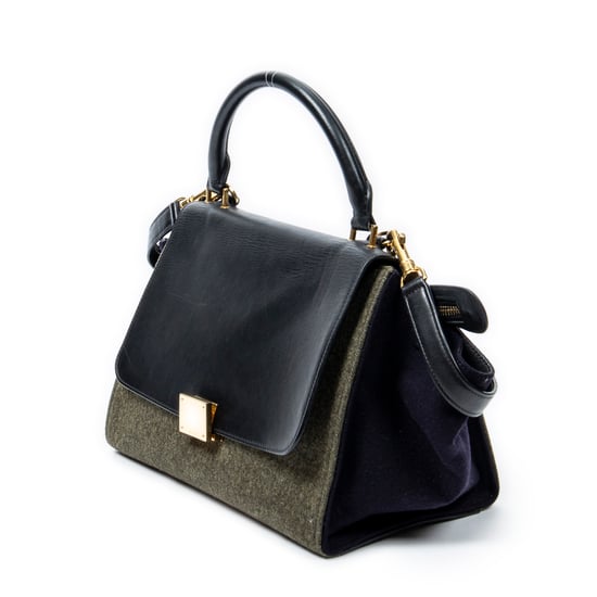 Small Tricolor Trapeze   Schultertasche - Image 2