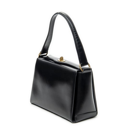 Vintage Fold Over Top Handle   Schultertasche - Image 2