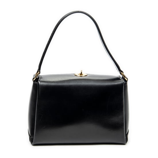 Vintage Fold Over Top Handle   Schultertasche - Image 5
