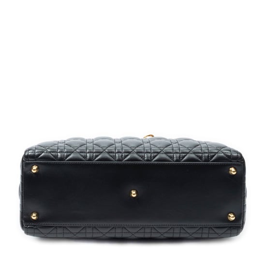 Large Lady Dior Zip Schultertasche - Image 6