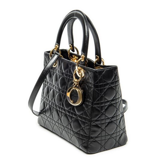 Medium Lady Dior Zip   Schultertasche - Image 2